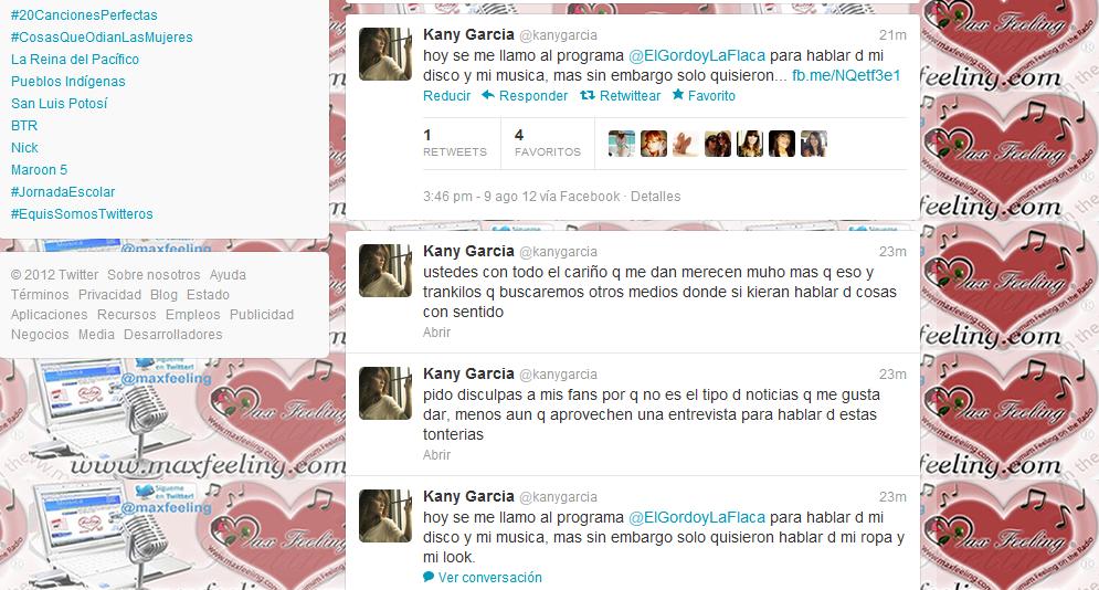 Kany Garcia molesta