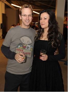 Phil Laak y Jennifer Tilly